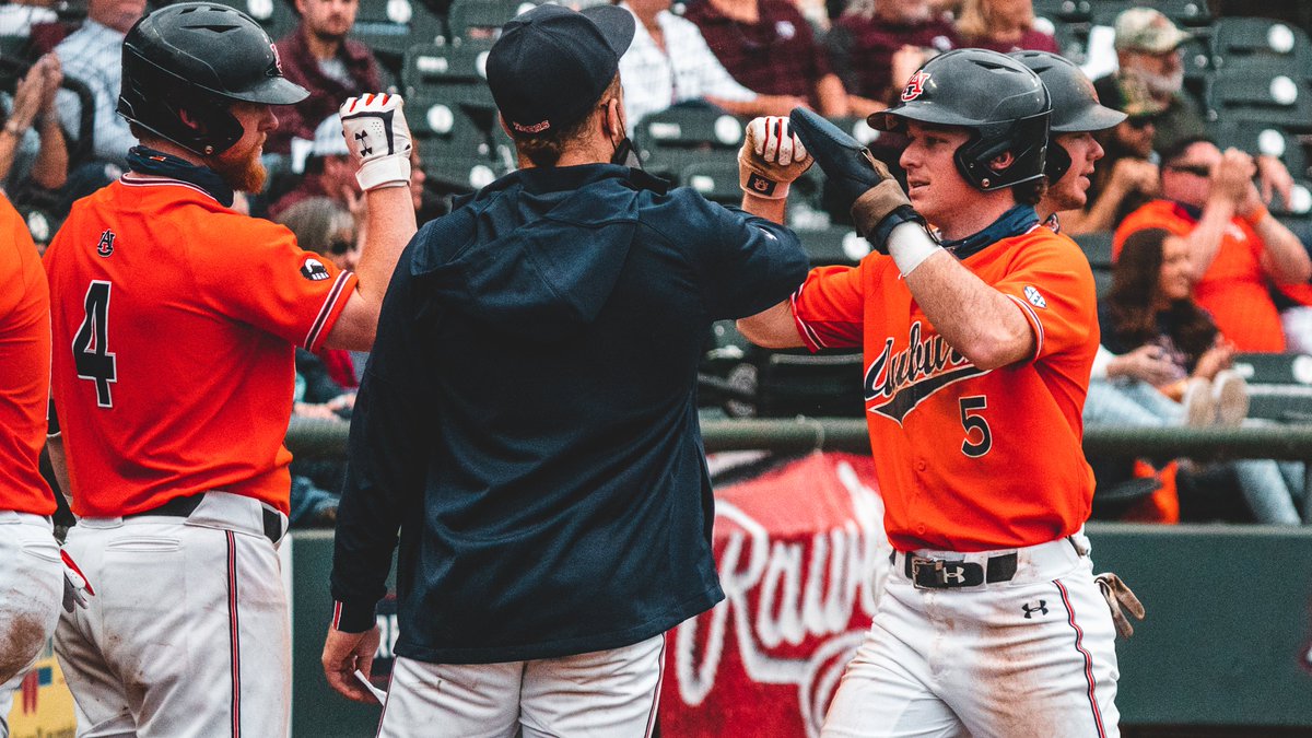 AuburnBaseball's tweet photo. Congrats to our four @RRockClassic All-Tournament Team members.

1B: @Ty_Mill_14 
OF: @kasonhowell 
OF: @swill_41 
SP: @trace_bright04 

#WarEagle https://t.co/vYwOUdS8O2