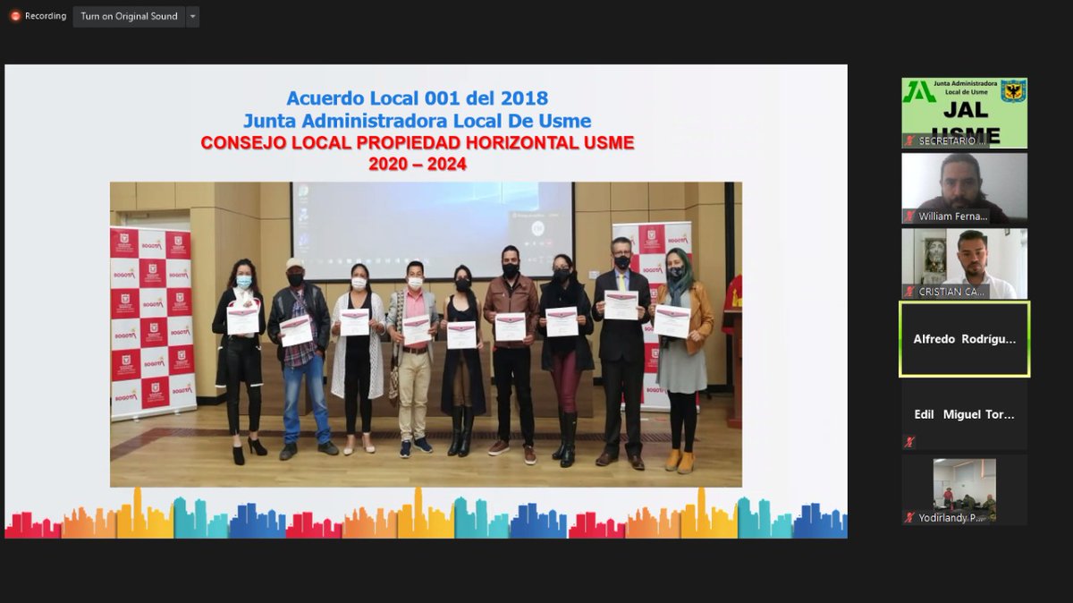 CLPHUsme's tweet photo. Consejo Local de Propiedad Horizontal de Usme, en sesion de la Junta Administradora Local de Usme, con la compañia de todos sus miembros en pleno, la Alcadesa Local @MabelSua , y funcionarios de la misma @UsmeAlcaldia y de @BogotaParticipa @Wickasart https://t.co/YmvDdVrfsh