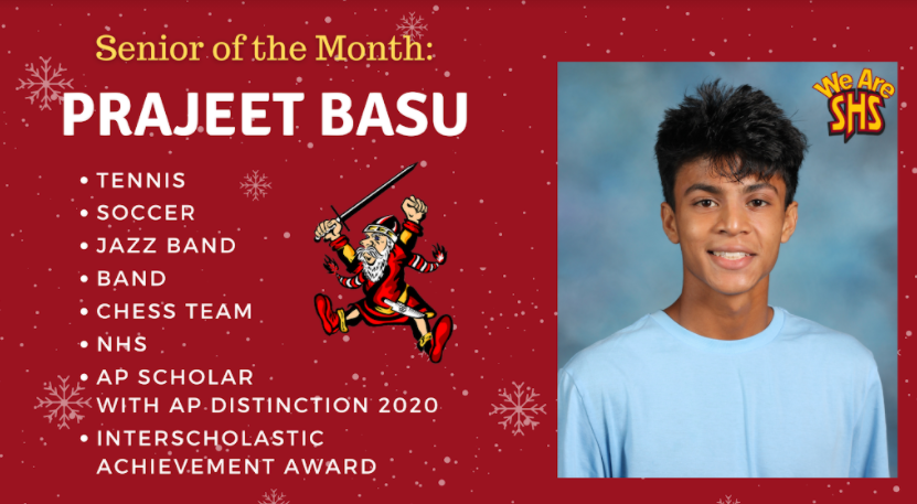 Good Morning Saxons!!
Today, we are proud to recognize Prajeet Basu as March 2021 Senior of the Month! 
Congratulations Prajeet! 🏆⭐️
Visit Prajeet's page to read more about his achievements:
adc.d211.org/Page/8147
#GoSaxons #WeAreSHS #SHSsaxonStrong #SaxonActivities