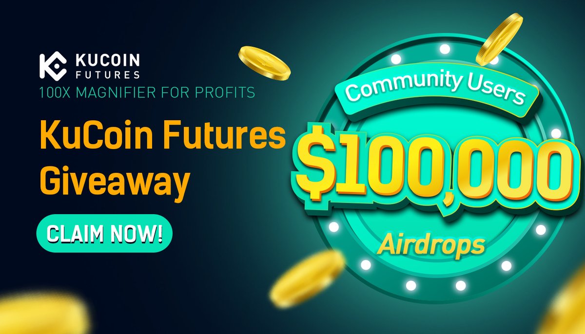 🎁 #KuCoinFutures $100,000 Airdrops🎁 

✅ Fill in this form to register: forms.gle/1QayiAbDDVqQaW…
✅ Retweet this post with the hashtag #KuCoinFutures100kUSDairdrop
✅ Follow <a href="/kucoincom/">KuCoin</a> &amp; <a href="/KuCoinFutures/">KuCoin Futures ⚡️</a> 

Enable Futures Trading to Claim Up to $50 Airdrop!