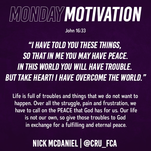 Monday Motivation ✝️
•
•
•
•
•
<a href="/CRU_FCA/">UMHB FCA</a>

 #gocru