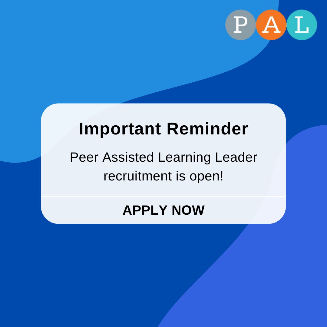 We are excited to begin our search for the PAL Leaders of 21/22! We will be updating our account regularly over the next month, but students and staff can find out more about the role &amp; recruitment process at mmu.ac.uk/pal. Please RT to share the great news!