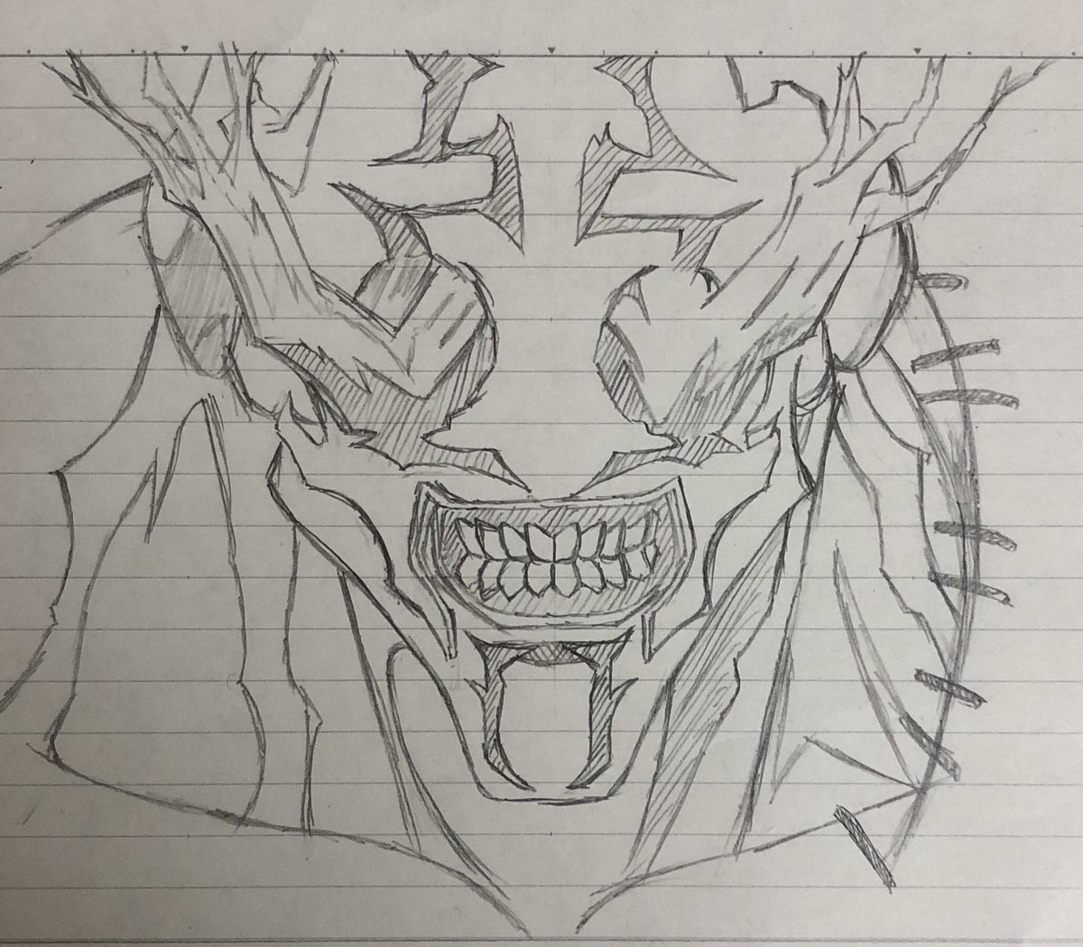 これは高1の時の美術の授業で描いた絵です 漫画のコマを使って2コマで