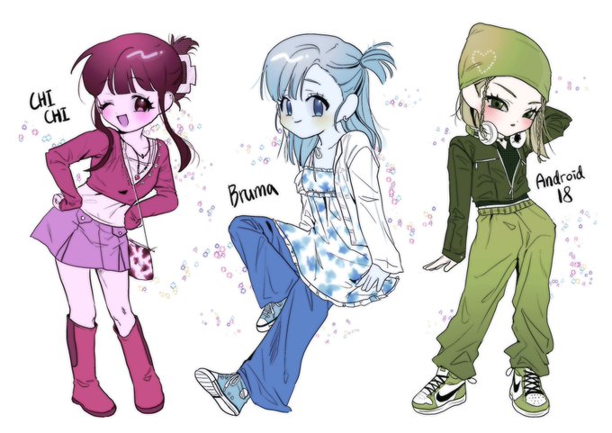 Dbキャラで私服シリーズのtwitterイラスト検索結果