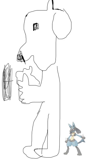 My friend draws well. 