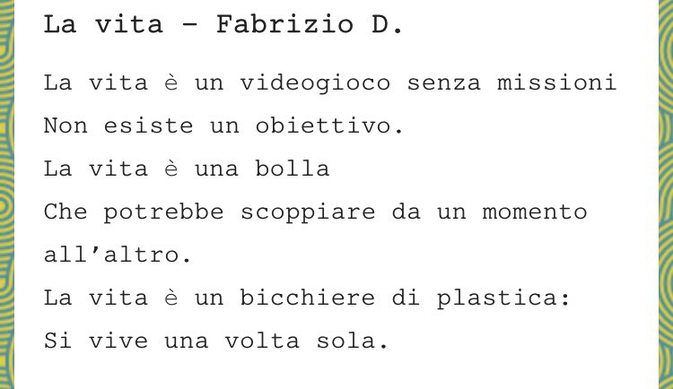 ic_levi's tweet photo. @ic_levi @MuseToscana #PoesieSID3 https://t.co/dH38pOJM9d