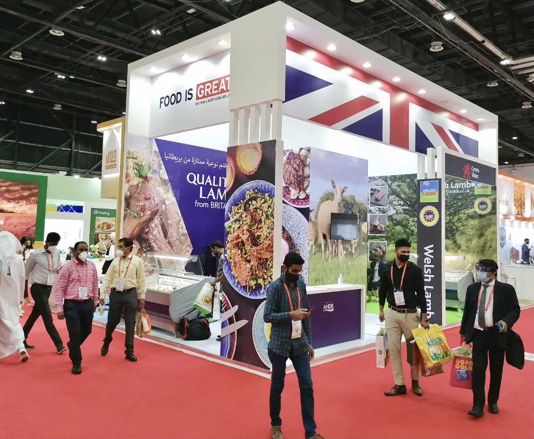 Last week, <a href="/Gulfood/">Gulfood</a> closed its doors to yet another well delivered &amp; safely managed trade show at the <a href="/DWTCOfficial/">Dubai World Trade Centre</a>.

Pleasure working with our partners at the @tradegovuk &amp; supporting <a href="/TheAHDB/">AHDB</a>-<a href="/AHDB_BeefLamb/">AHDB Beef & Lamb</a> &amp; companies, promoting #Britishlamb &amp; produce in the #Middleast region.