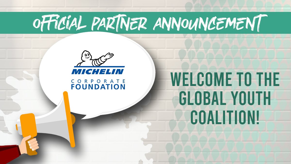 We are delighted to announce that Michelin Corporate Foundation @Fond_Michelin has partnered with YOURS - Youth for Road Safety to support the Global Youth Coalition for Road Safety @ClaiminOurSpace as a programme partner! 🥳 Read more here: youthforroadsafety.org/news-blog/news… 🗞️