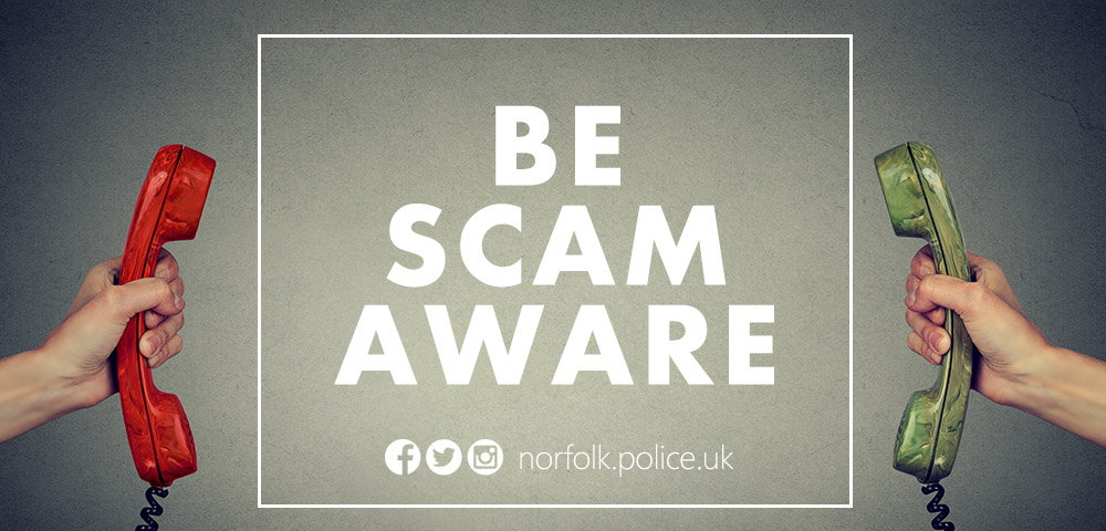 Do you live in South Norfolk? Be aware of scammers. We have had reports of cold callers in the area. Learn more here >> norfolk.police.uk/news/latest-ne…… #ScamAware #ColdCallers