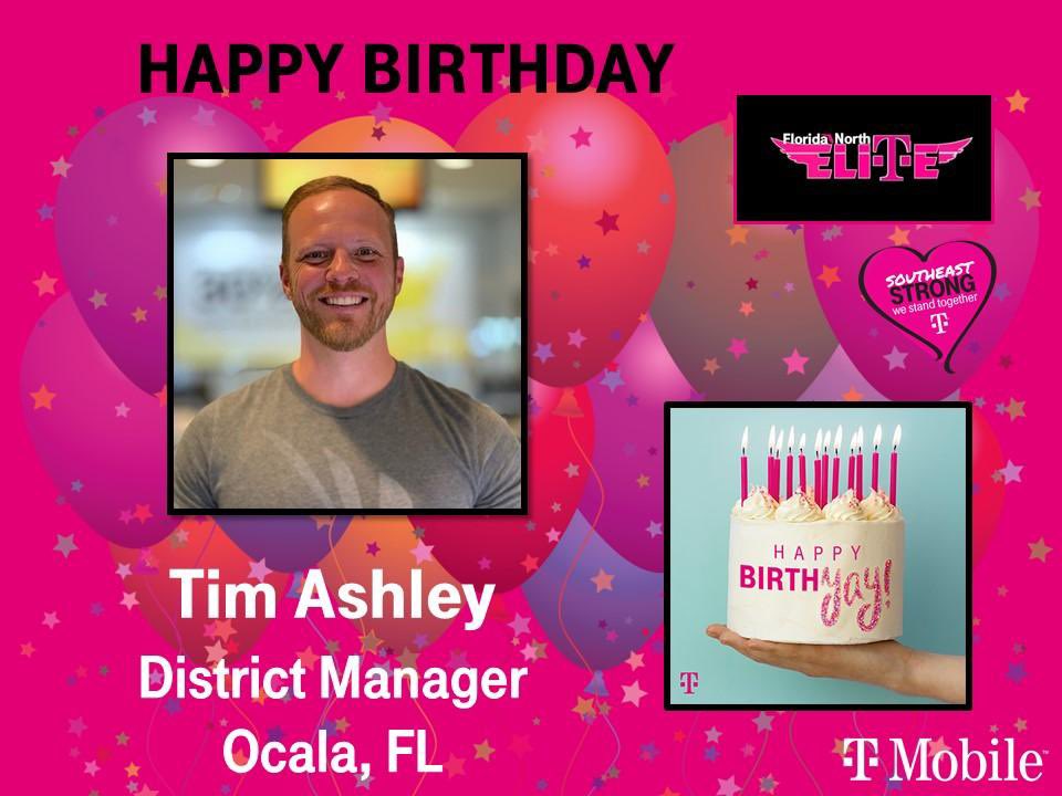 A big Happy Birthday to our very own <a href="/timashley33/">Tim Ashley</a>! Enjoy your special day 🥳