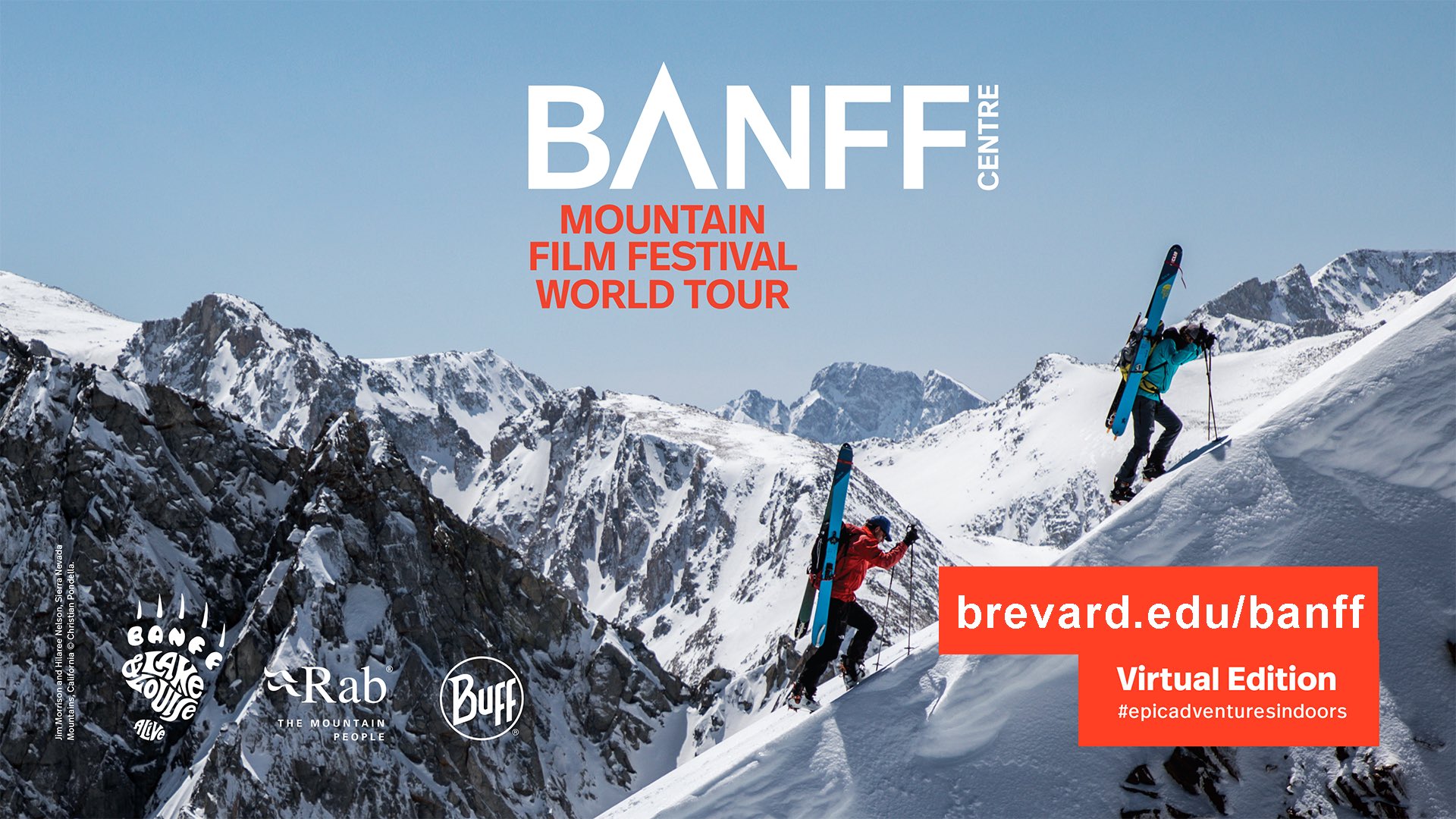 Brevard College This Year Bring The Adventure Home Fluff Up Your Couch Cushions And Grab Your Snack Of Choice Because The Banff Centre Mountain Film Festival World Tour Is Going