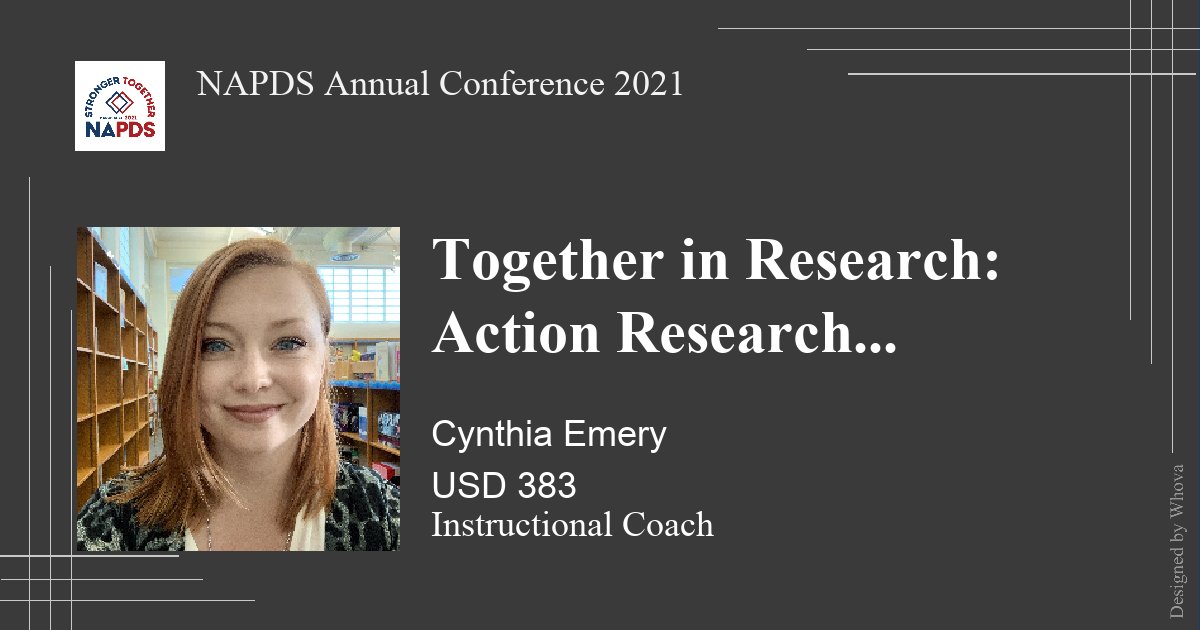 Cynthia_Emery's tweet photo. In just a few more weeks I'll be presenting at the NAPDS Annual Conference.  I am so excited to share my love of action research and how it has impacted my practice! #NAPDS #NAPDS2021 #ActionResearch @NAPDS9 https://t.co/SzTAssBlLe