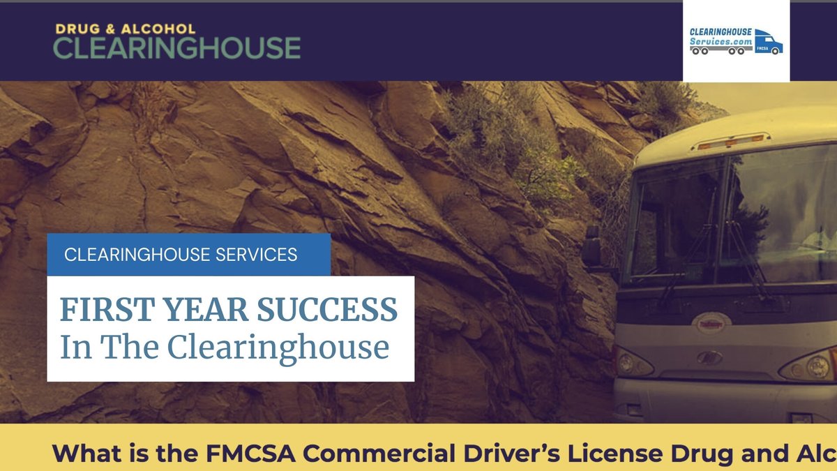 ClearCDL's tweet photo. Today we’re sharing some groundbreaking and foundational data from the first full operational year of the #FMCSA #Clearinghouse. (video link  👉  1st comment)

How many total #Marijuana positives?

How many #Cocaine positives?

Watch the video and find out those surprising stats! https://t.co/2lSIdkU4XQ