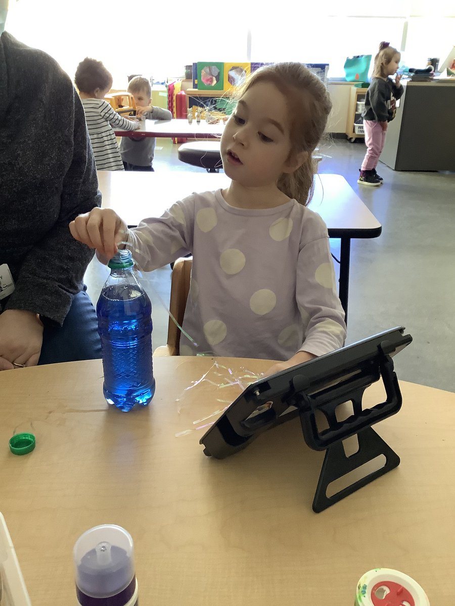 BloorviewSchool's tweet photo. This class is making calming jars using water, paint, sand, buttons, glitter and streamers.
Taking a mindfulness moment to learn different calming strategies to support well-being.
#Mindfulness #CalmingJar #Wellbeing #DreamLearnGrow https://t.co/wZc6ftlB0d