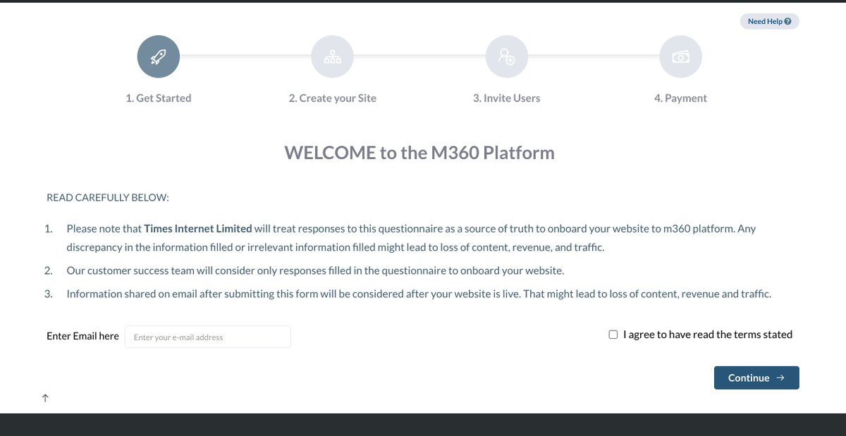getM360's tweet image. Catering to higher throughputs of SQLs sales qualified leads and our consistent efforts to bring down activation time of our publishers shifting to M360, we have launched a smooth, easy-to-use publisher onboarding tool to get all the requisite details. getm360.com/onboard/
