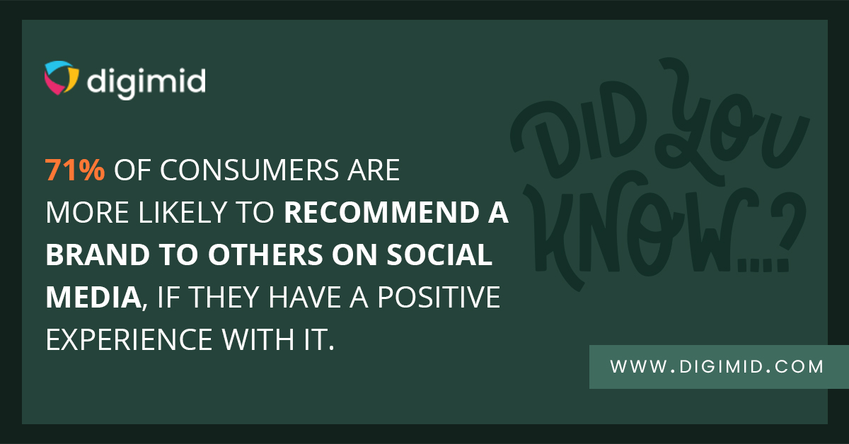 More than half of your customers are present online and they usually talk about their experiences on social media. If you want to make your social media game stronger, get in touch with our social media experts. bit.ly/2NTlJwq
#socialmedia #socialmediamarketing