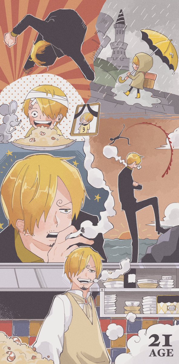 サンジ生誕祭21 サンジ誕生祭21 一味のコックさんお誕生日おめでとう