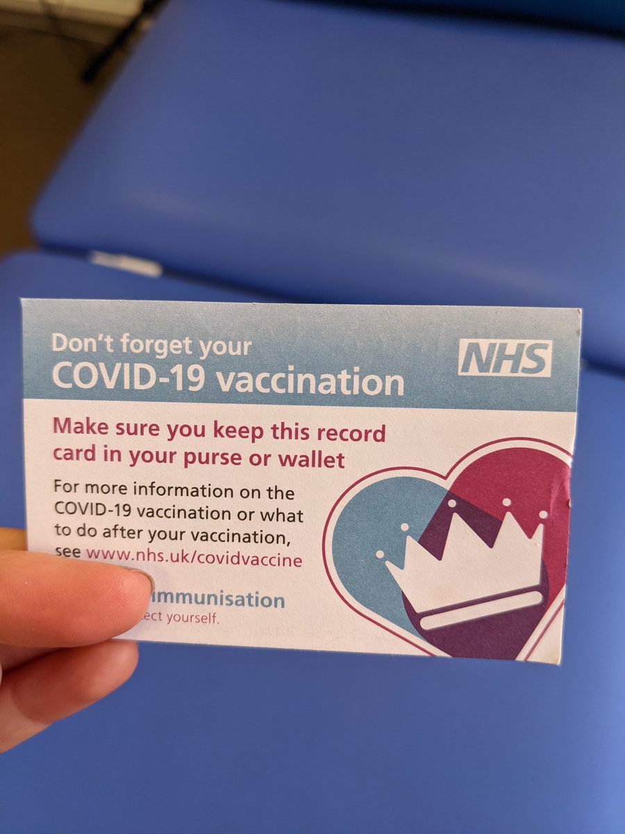 WalkRightUK's tweet photo. As Healthcare Workers we are thrilled that all the team has had their 1st Covid-19 vaccination 🙌 thankyou @NHSEngland https://t.co/AUL87PLRYP