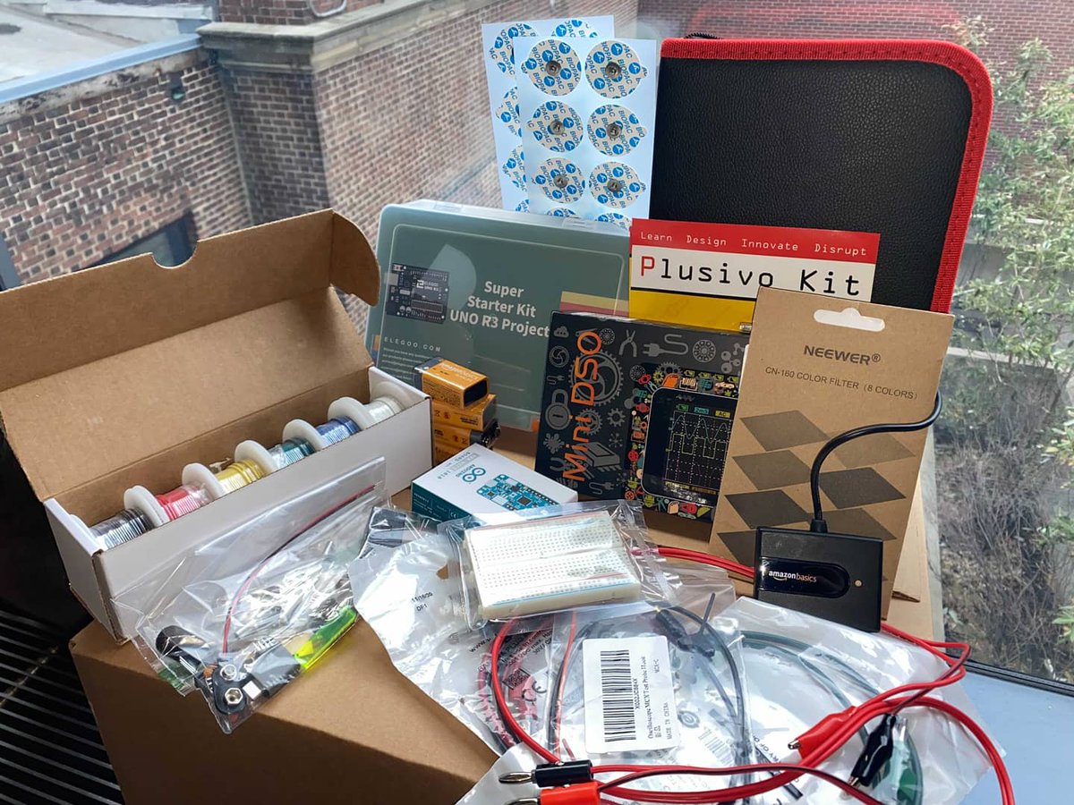 PennBElabs's tweet photo. Our next BE 310 shipment is ready for remote students! They'll be able to follow along with the in-person students.
#PennBElabs @PennEngineers #PennBioengineering #biomedicalengineering #bioengineering #innovation #MakerSpace #BioMakerSpace #LearnDesignInvent https://t.co/sgTFtFXdzu