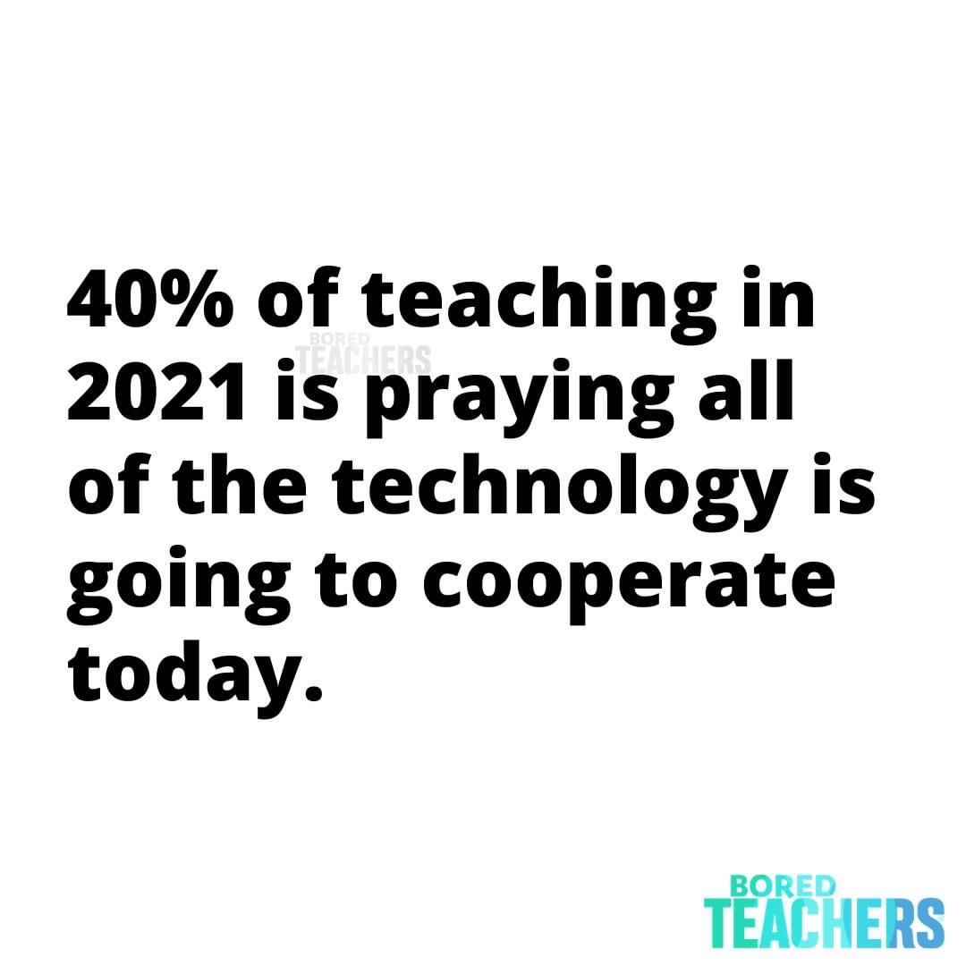 MissLawrenceM's tweet photo. isn’t this the truth 😅 especially with my students being virtual right now https://t.co/S3YNQrhcmE