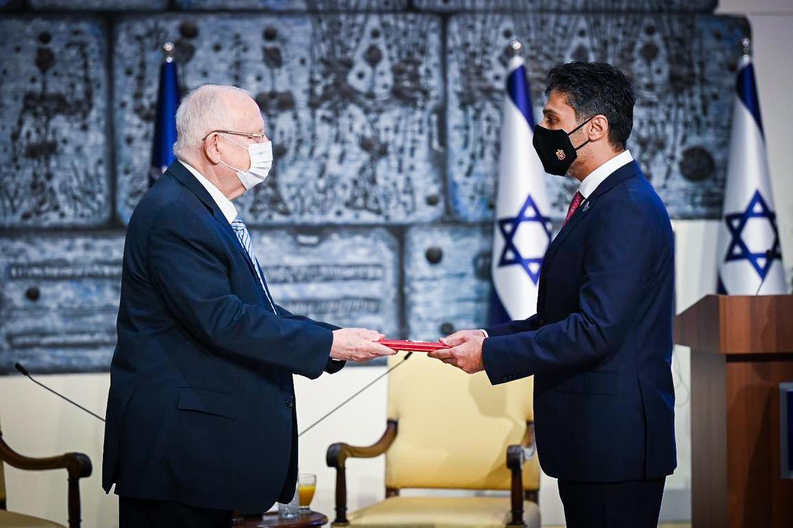 Today, I had the honor of presenting my credentials to HE Reuven Rivlin, President of Israel, as the…