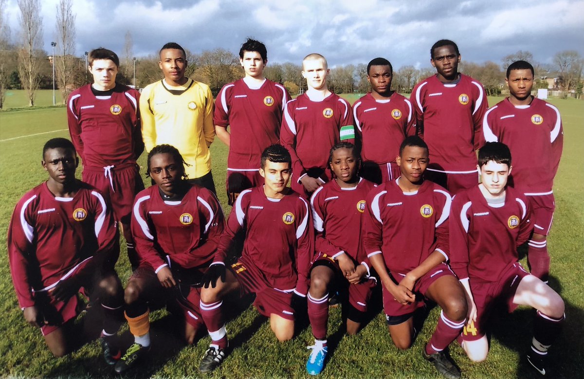playing_shadows's tweet photo. It’s 10 years since my last managerial triumph! Won South East @SchoolsFootball title with @middxfa Schools u17. GK @LawrenceV93. Great management to leave future Championship players @JamzLowe &amp; Josh Clarke as subs! 🧐(Pic is from next game v  @StevenageFC missing Jammers) 😊 https://t.co/eUCj8GKfm6