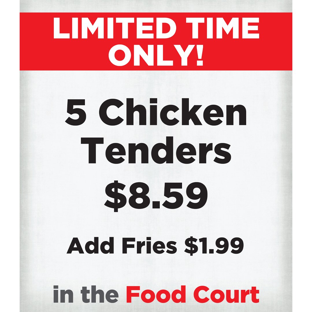 TCNJDining's tweet photo. We heard you! Chicken Tenders available in the Lions Den starting today!!! #chickentenders #TCNJ #TCNJDining https://t.co/saDgHiv2IK
