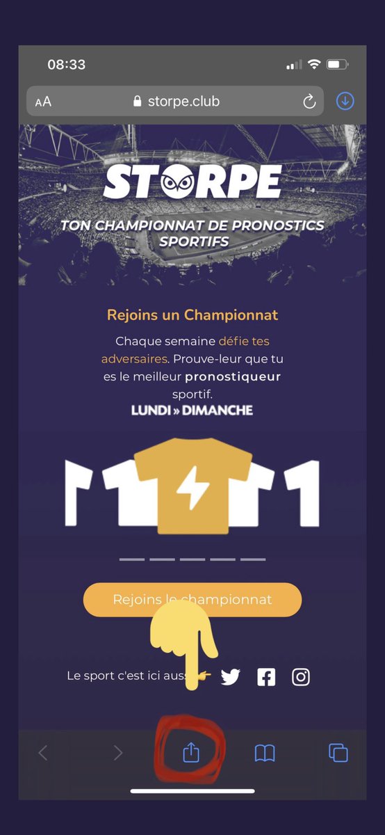 STORPE4's tweet photo. Télécharge la Web Application sur ton téléphone ! 🌶

Pour cela, rends toi sur https://t.co/6cD8R0ePem via ton navigateur, et non via Twitter 🚨

Une fois rendu sur la plateforme, suis les instructions suivantes 👇🏽

Pour iOS : 2 premiers screens
Pour Android : 2 derniers screens https://t.co/DkqggLN44b