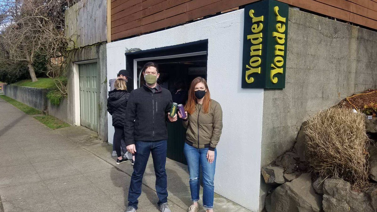 I was thrilled that in light of our legislation SDCI allowed Greenwood’s Yonder Cider to reopen their garage grab-and-go storefront last week. I joined Yonder at their reopening on Saturday and was pleased to see so many neighbors out supporting this fantastic small business.