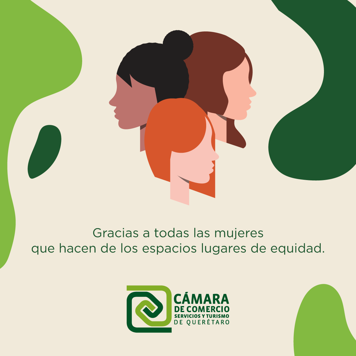 El #8M2021 es un día en el que conmemoramos a las mujeres, en la Cámara de comercio trabajamos en una administración con paridad de género, estamos conscientes de que la participación igualitaria nos lleva a hacer una diferencia. 
#DíaInternacionalDeLaMujer