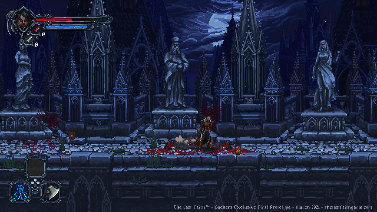 I struck gold with my first Metroidvania demo of Steam Next Fest, which  feels like Bloodborne as a 2D Castlevania