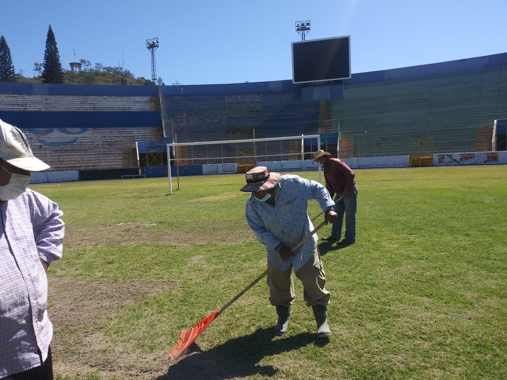 ConapidHN's tweet photo. El Estadio Nacional desde la finalización del torneo anterior ha estado en constante mantenimiento!!! https://t.co/l1LBQ4YYT5