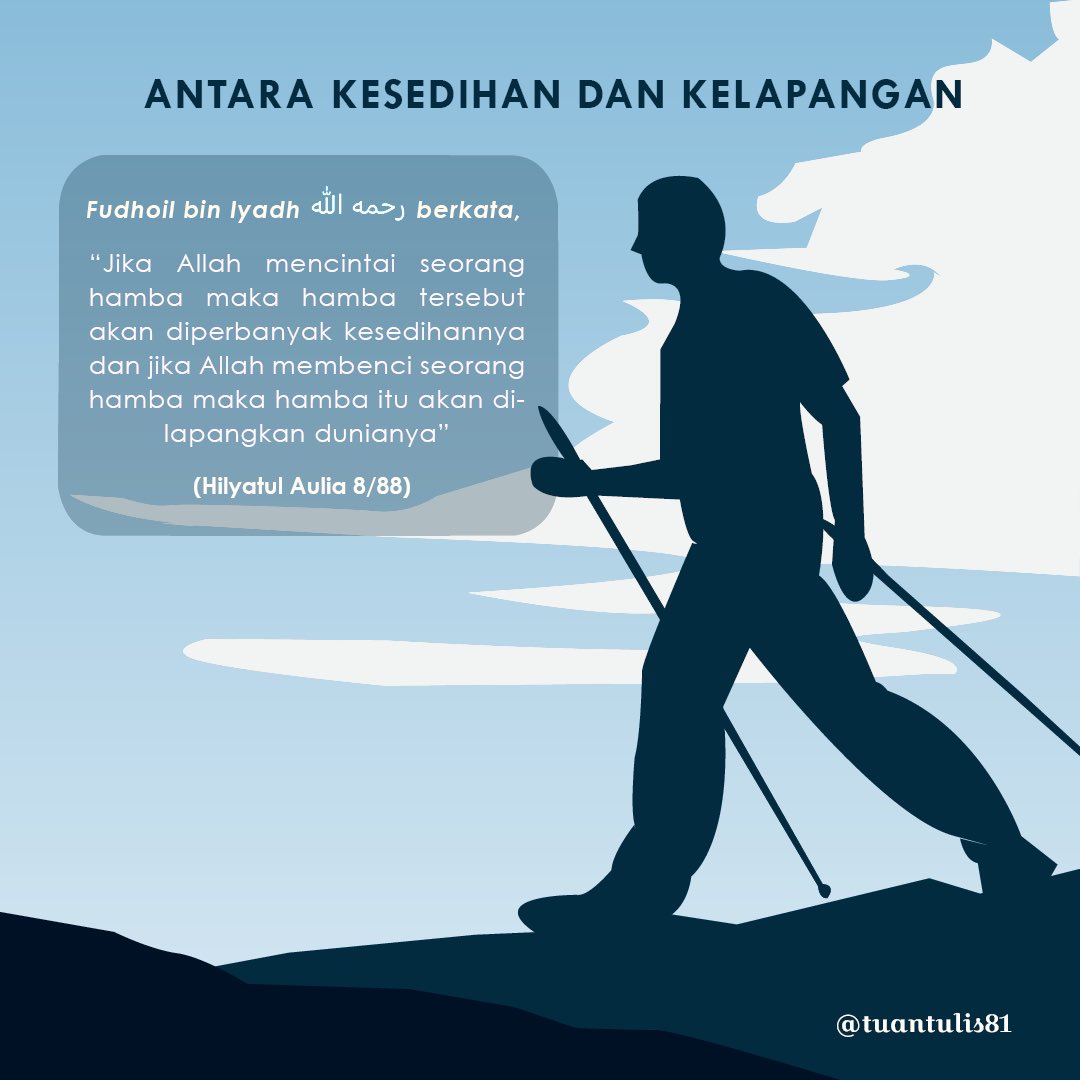 tuantulis81's tweet photo. caption cadangan:

Jangan bersedih wahai Muslimin. Allah tetap bersama kita. Ingatlah! Ujian boleh datang seiring dgn keampunan. Ujian juga boleh datang seiring dengan ketambahan keimanan.

Maka bersabarlah!

 “Dan Allah mencintai orang-orang yang sabar”. 
(QS. Ali Imran : 146)” https://t.co/XrhH8HTlf0