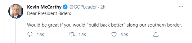 NanciAma's tweet photo. Dear Kevin-
Walls don't protect us when the enemy is inside the Capitol.
It would be great if we could remove the insurrectionists. https://t.co/qL1r5cTvbZ