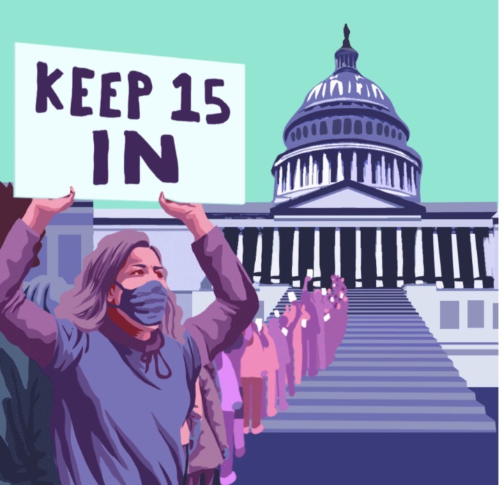 SaruJayaraman's tweet photo. (3/3) We’lll also be joining @MsJoelyFisher on IG live tonight to continue the convo around the intersection of gender justice and wage justice. #OneFairWage #RaiseTheWage #Keep15In #FightFor15 https://t.co/gsvjLRWAKp