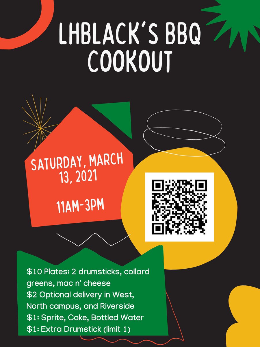 LHBlacks's tweet photo. WE’RE BACKKKK 👀 LHBlacks is back with your favorite BBQ! From freshly grilled drumsticks to collard greens and Mac n’ cheese, you don’t want to miss out. THIS Saturday from 11am-3pm behind the Butler School of Music Only 50 plates will be sold!! Hurry before they sell out 🔥🔥🔥 https://t.co/gtTcQKs9ez