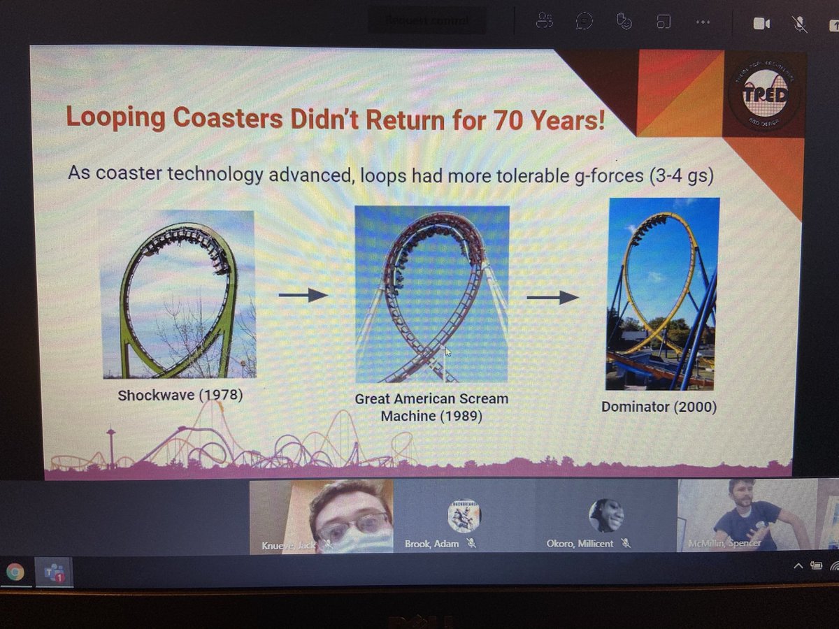 WHS_Maitland's tweet image. Who doesn’t love theme parks? Wakefield STEM Club learned about the physics behind design. Thank you @TPEDVT for sparking intrigue in our students. @APS_OEE @principalWHS @APS_SecondaryEd @SuptDuran @APSscience