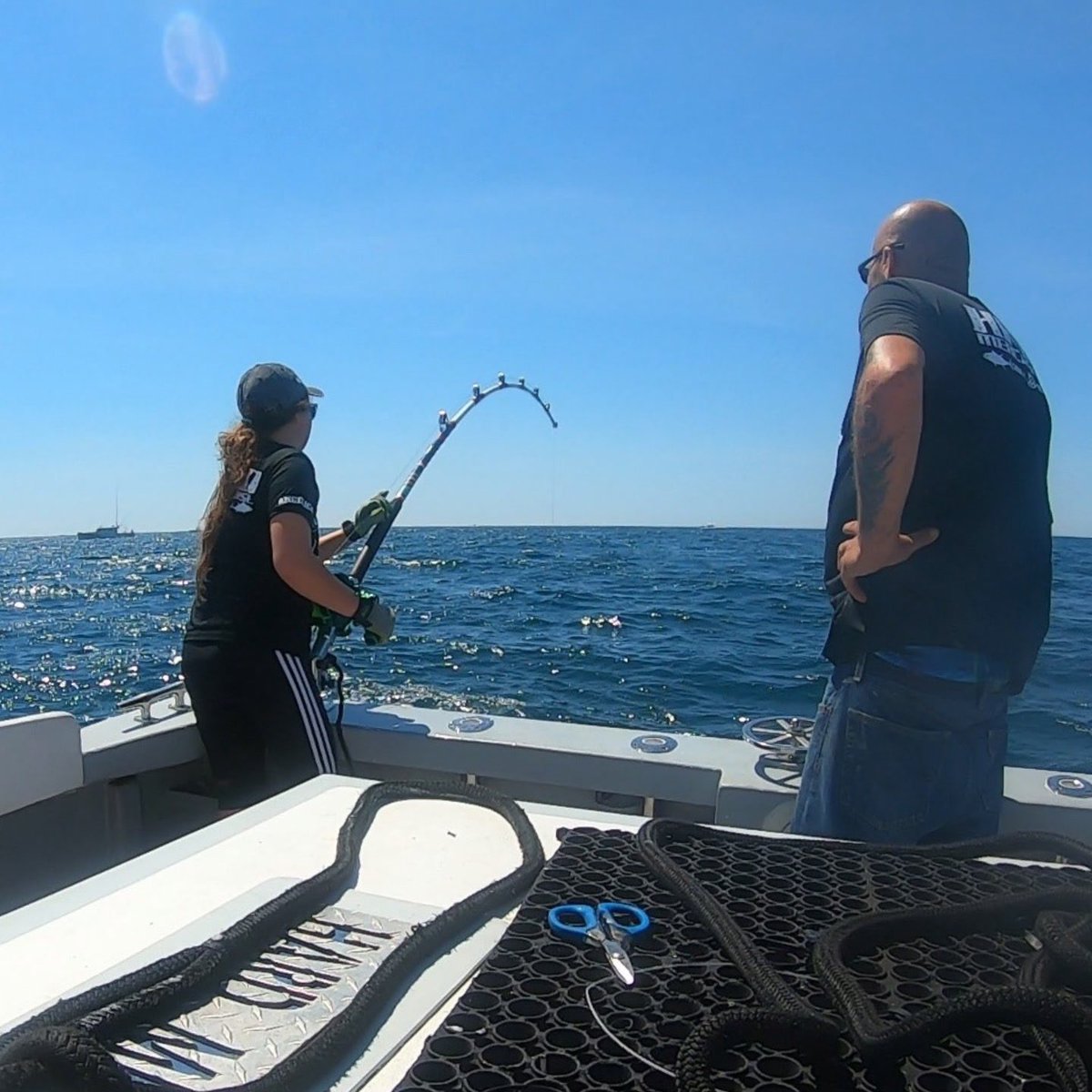 FVHardMerch's tweet photo. Celebrating #InternationalWomensDay amazing to see more women getting involved in the fishing industry each year! We are happy to have @aemarc & @nancyemarciano aboard #TeamHardMerch !
#WickedTuna #TailsUpHardMerch
https://t.co/qu7hHU7YfX https://t.co/ojhNDGIdc5