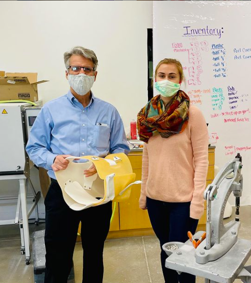 beFited's tweet photo. Caroline Wolfe, Fited’s bio-medical engineering lead, is shadowing Luke Stikeleather, Chief Orthotist/CEO at @NScoliosisC . At Fited, we are looking to integrate our 3D technology with the expertise Luke and his team bring at National Scoliosis Center. https://t.co/VetVQiqF9L