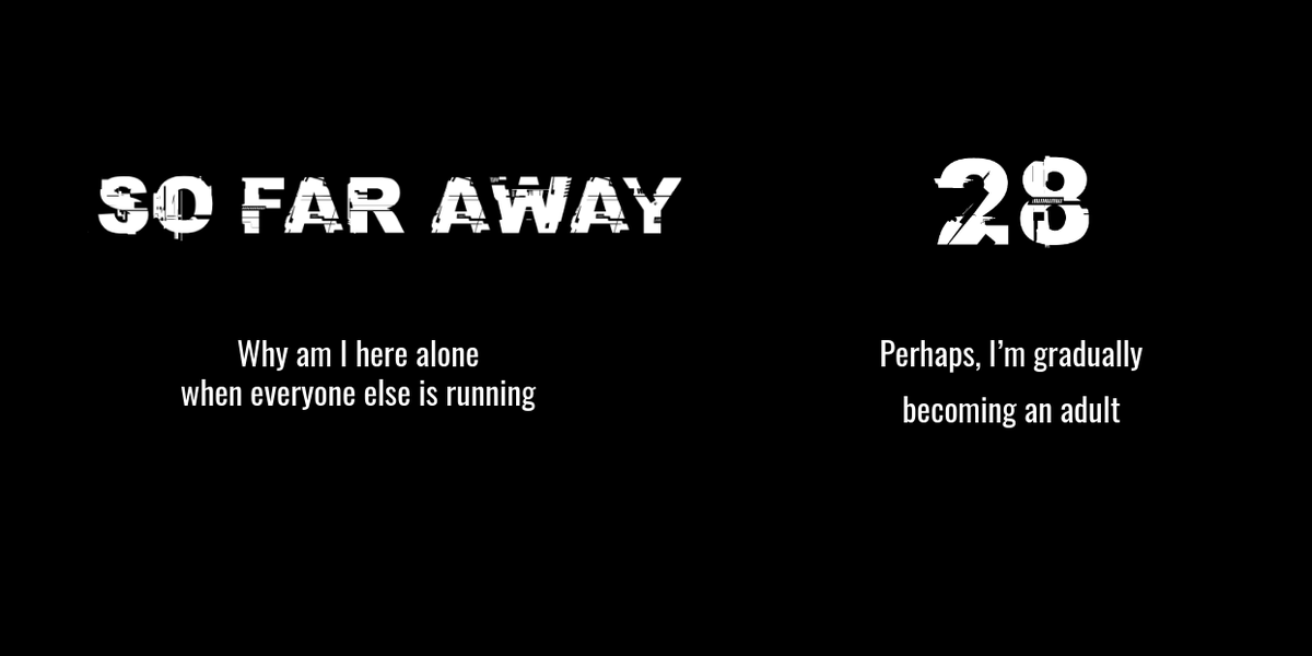 In 28 and Honsool, Yoongi faces the difficulties of adulthood. While So Far Away is about him feeling like he doesn't fit in, like he is lacking, 28 is about him not wanting to be like everyone else. After 28 comes Burn It, and accepts his humanity in People. +