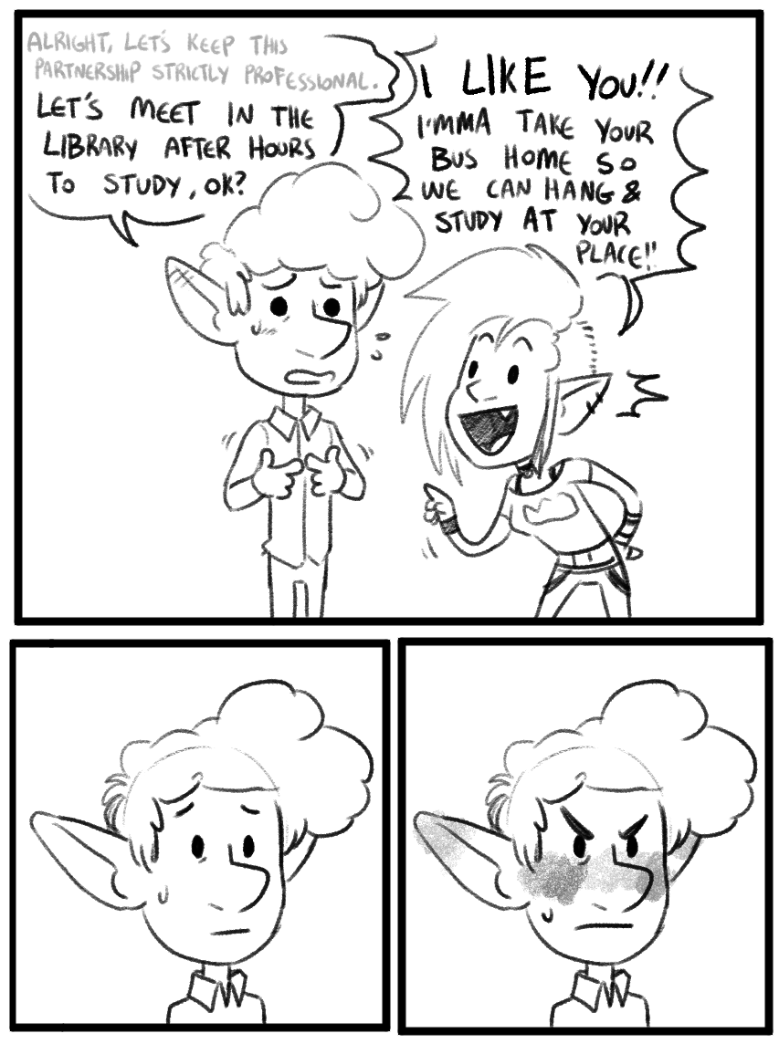 break doodles between commissions
first one is just how all friendships start, the rest were fun ideas with a friend on a "sleepover episode" ok ? 