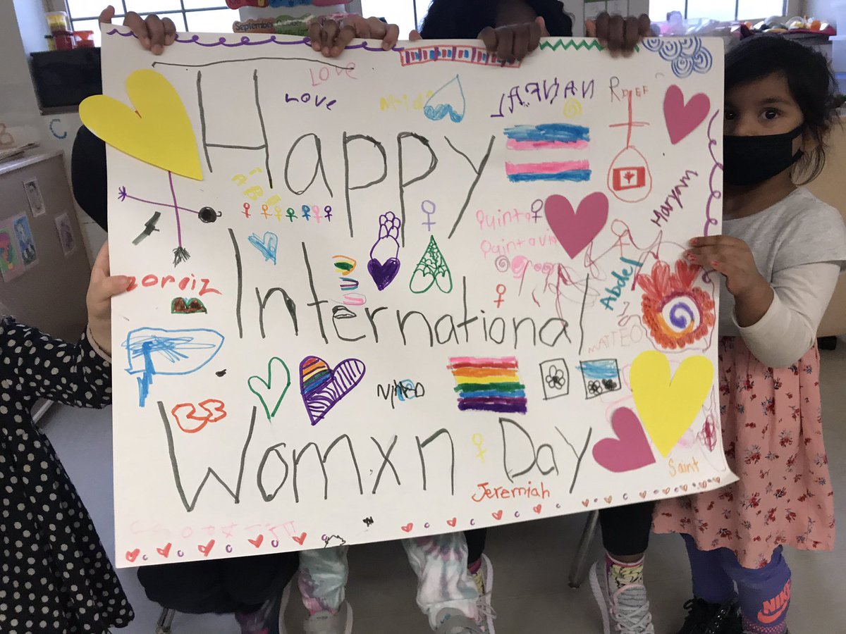 Feeling honoured to be educating the next generation of womxn who will empower and lift each other up! #InternationalWomensDay <a href="/TDSB_NMPPS/">Nelson Mandela Park</a>