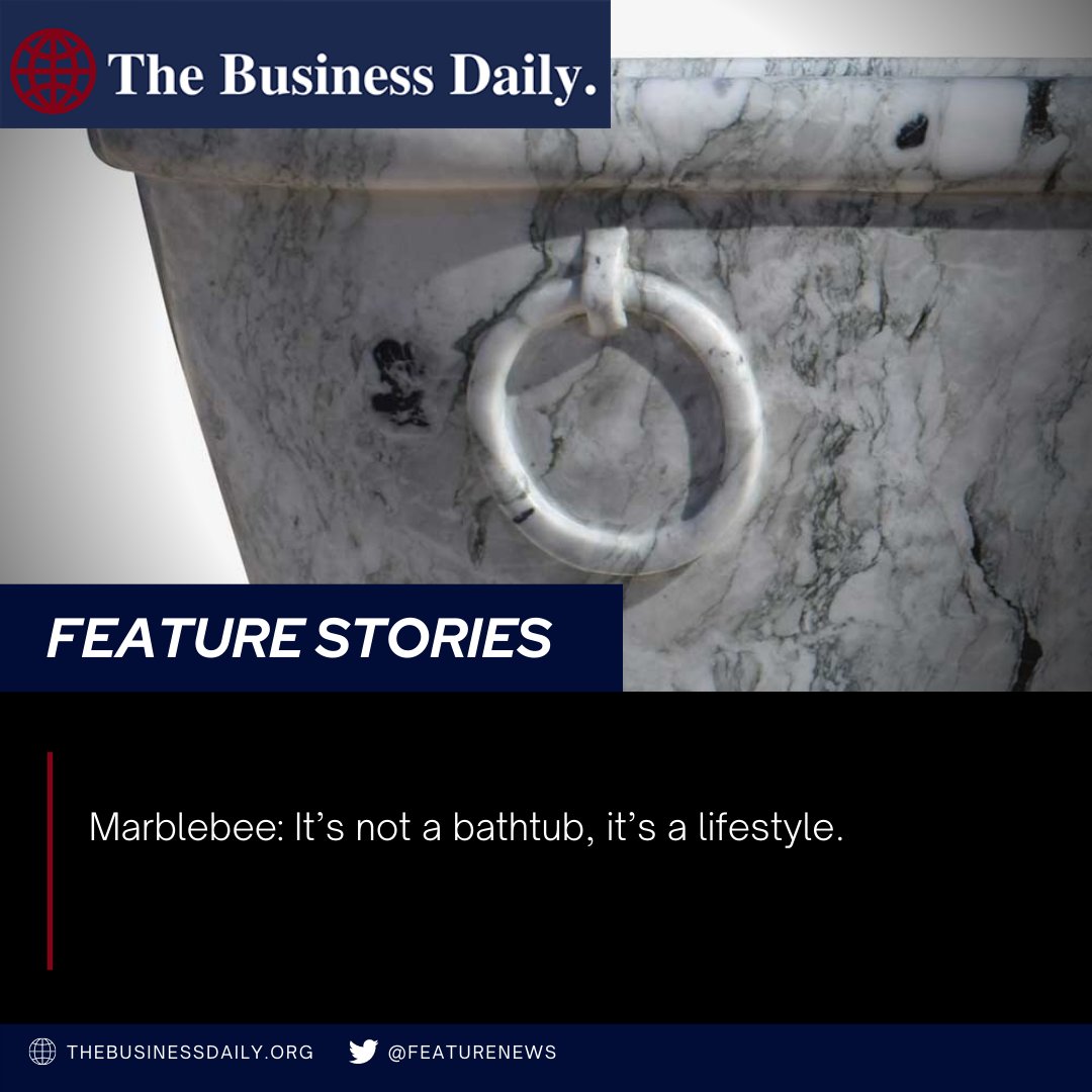 #MarbleBee: It's not a #bathtub, it's a lifestyle. #Marble looks beautiful in any home. Consider: #marblebathtub #marblefountains #stonefountains #3tierfountains #stonebathtub #stonefireplace #https://thebusinessdaily.org/2021/03/08/marblebee-its-not-a-bathtub-its-a-lifestyle/