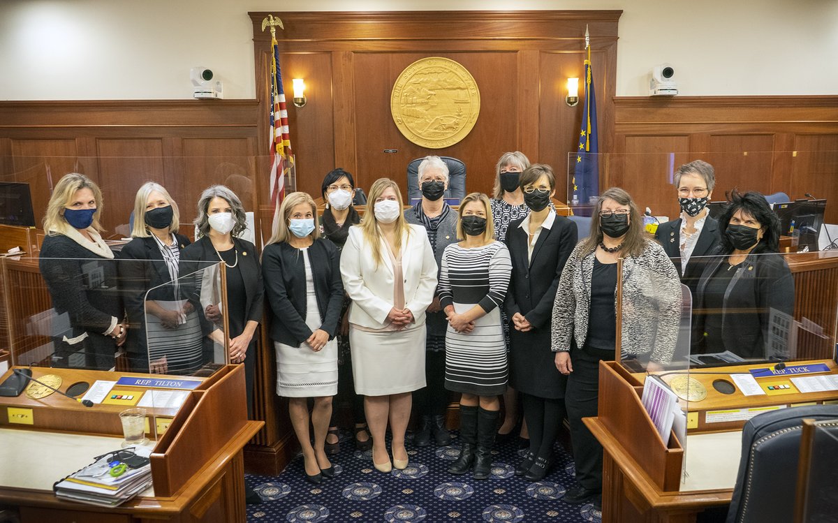 On this #InternationalWomensDay , I recognize the incredible women I serve alongside in the House of Representatives! #akleg