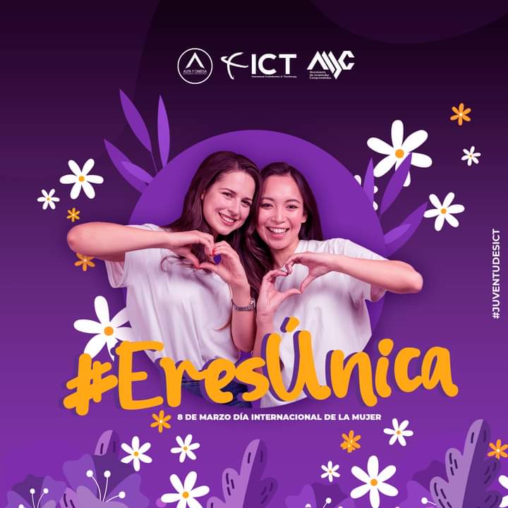somosmjc's tweet photo. #Eresúnica porque fuiste creada para un propósito especial 👩👧🙆‍♀️ ¡Que nada, ni nadie te haga menos! 🙋‍♀️👩‍🦱👩‍🦰 ¡Feliz día a todas las mujeres! 💖
.
.
#DíaInternacionalDeLaMujer #SomosMJC #JuventudesICT #8DeMarzo https://t.co/HED1nNxWEv