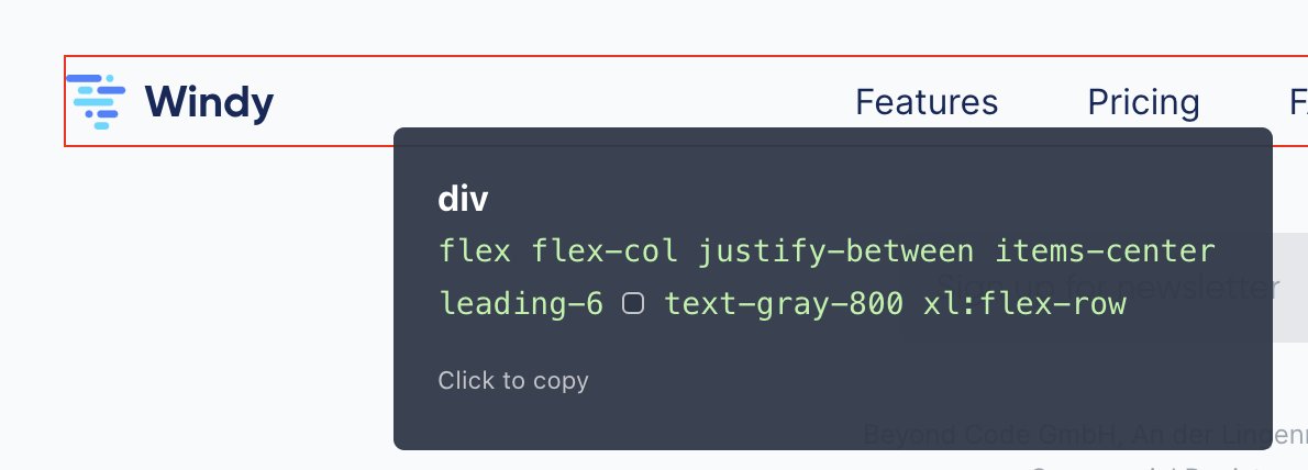 marcelpociot's tweet photo. The upcoming Windy version will sort your @tailwindcss classes, just like the popular VSCode extension "Headwind" 🥳

https://t.co/BjFBykr9lr https://t.co/impotcJJ1H