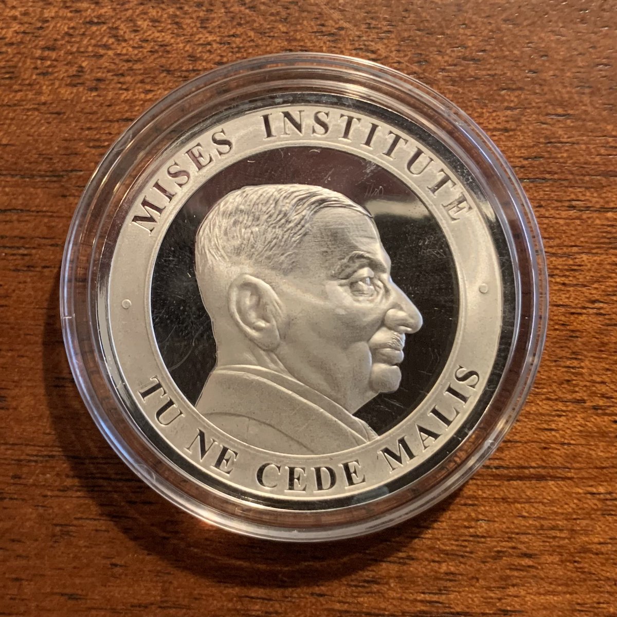 CreativeAnimal_'s tweet photo. “Do not give into evil, but proceed ever boldly against it.” ... In other words: keep stacking! #silverstimulus #silverback #soundmoney #silversqueeze #silver #mises #austrianeconomics @mises https://t.co/xzGZirNHfu