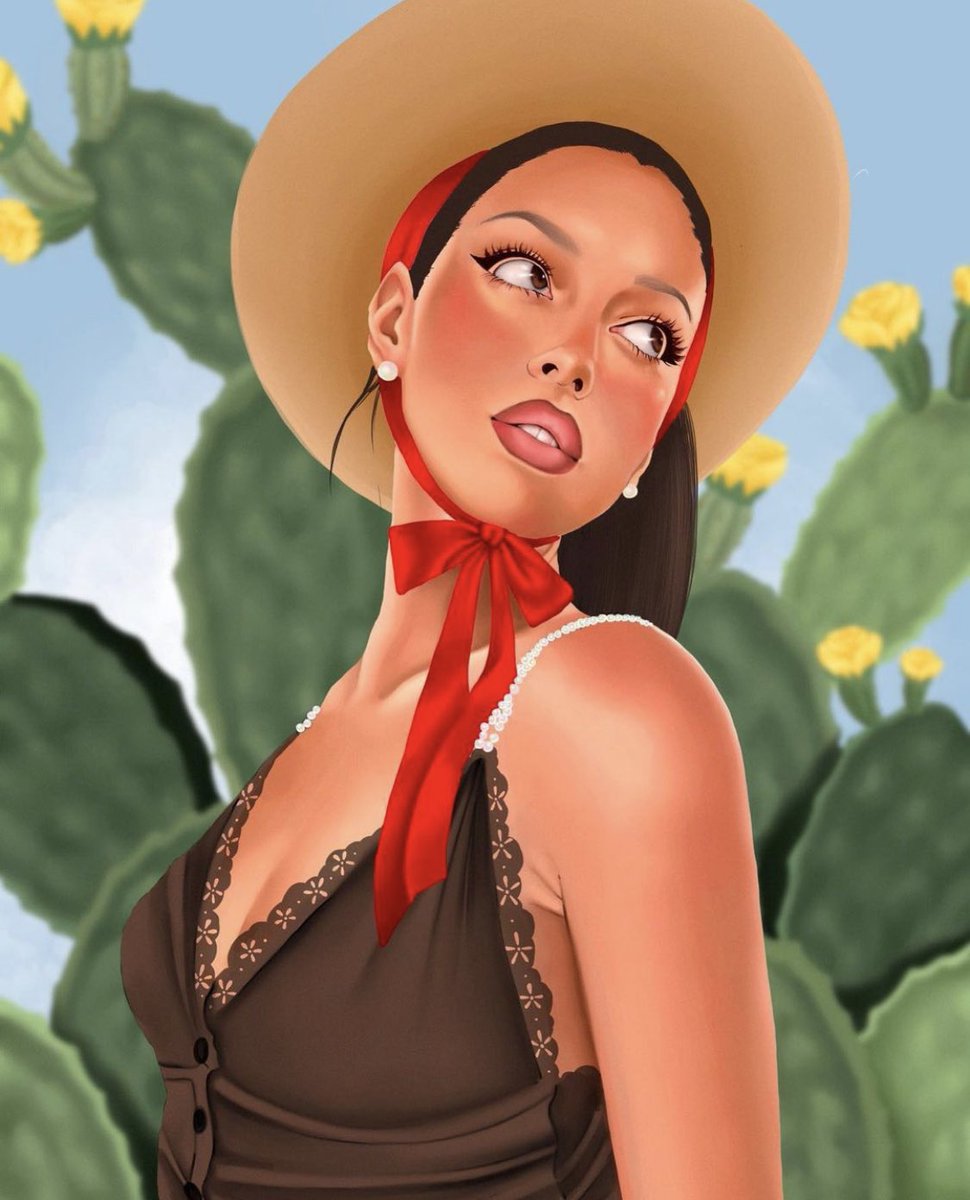 KT_bug_x's tweet image. I love making art about women