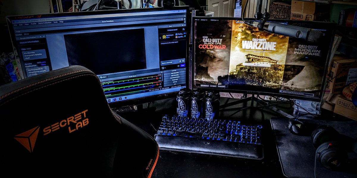 Muffinxman66's tweet photo. So excited to be back home, and streaming after a long month away! Drop by tonight, and have a @RogueAles with the boys and me. #deadguyale #twitchtv #twitchaffiliate #CallofDuty https://t.co/gCBuBoQzJD