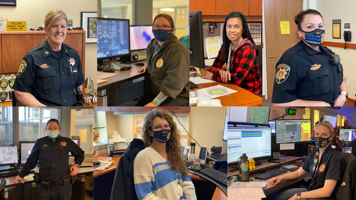 dcsheriff's tweet photo. Just a few of the #RockStarWomen who work at DCSO.  #WeCanDoIt is their mantra!  They all bring their A game; both commissioned and civilian. #InternationalWomansDay2021 #ChooseToChallenge https://t.co/iCiD0BayUs